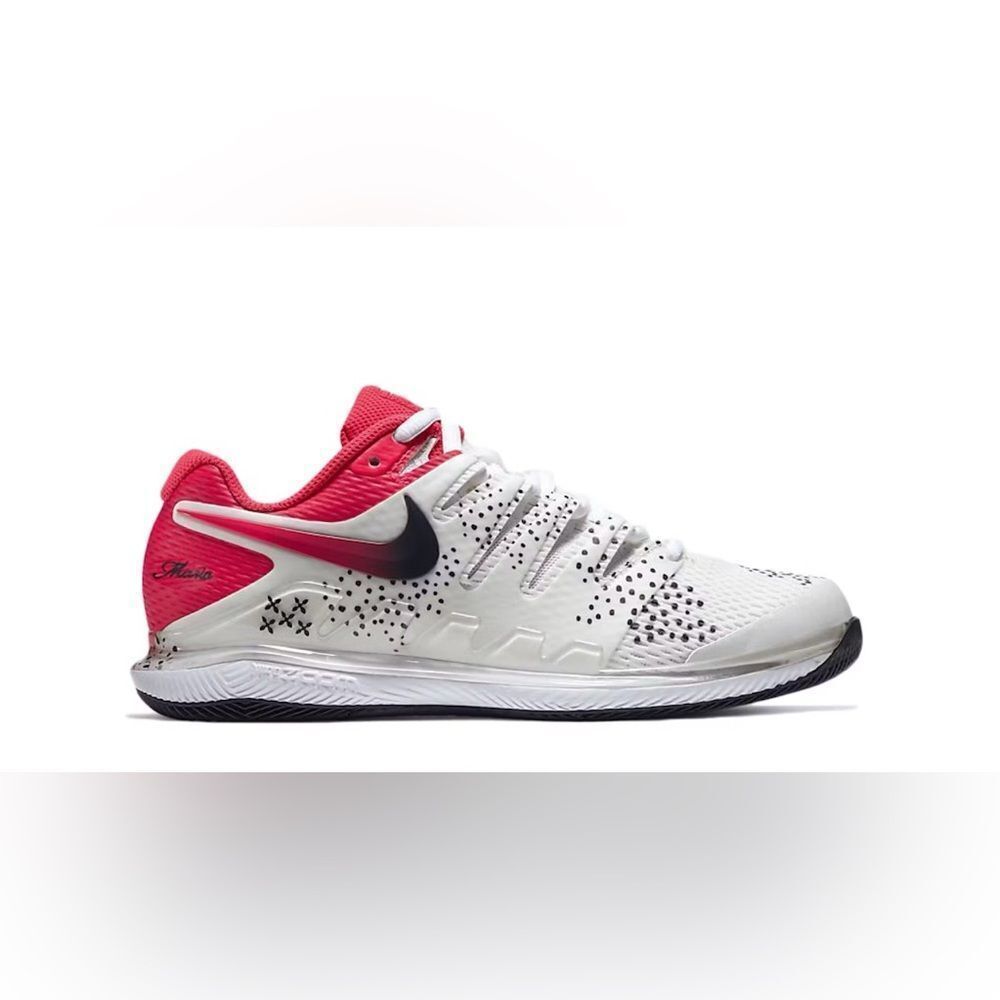 Nike Court Air Zoom Vapor X Summit White Maria Sharapova Tennis Court Shoes Sz 9